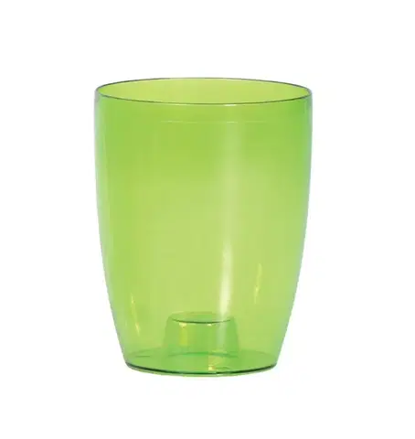 Plastový kvetináč na orchideu COUBIS ORCHID transparentný zelený