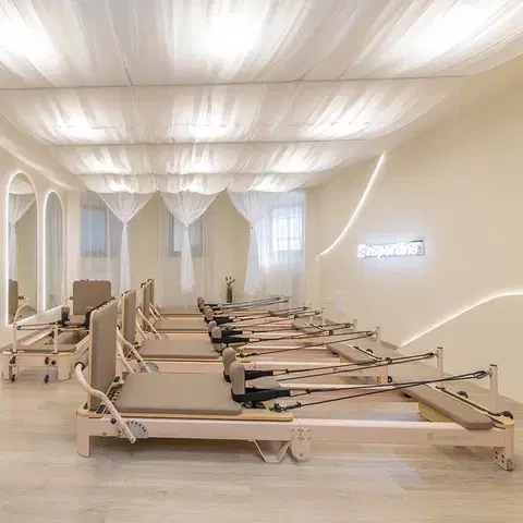 Pilates reformer inSPORTline Comfolder EVO Farba béžová