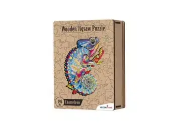 RECENTTOYS Drevené puzzle - Chameleón