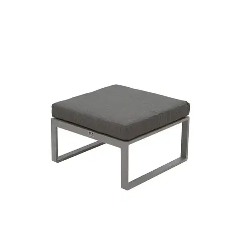 DEOKORK Hliníkový stolík / taburet TITANIUM
