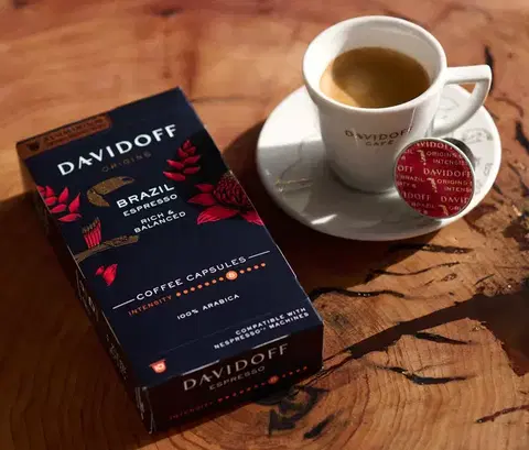 DAVIDOFF CAFÉ ORIGINS Brazil Espresso - 10 kapsúl