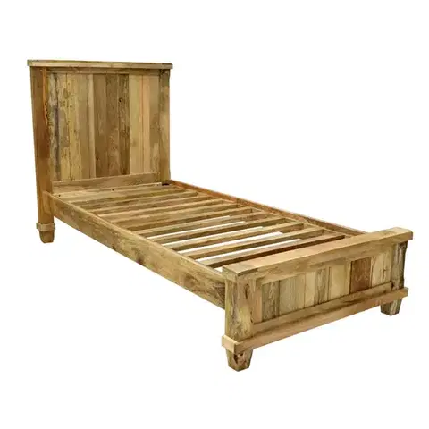 Posteľ Devi 90x200 indický masív mango