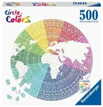 Kruhové puzzle Mandala 500 Ravensburger - Ravensburger