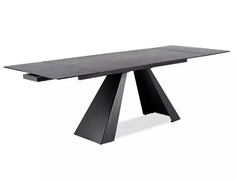 Jedálenský rozkladací stôl Salvadore 180/260 cm antracitový