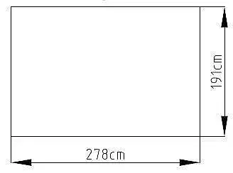 Záhradný domček plocha 278 x 191 cm (sivá)