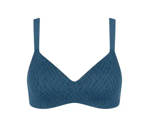 Podprsenka sloggi ZERO Feel Bliss THE UP Tshirt Bra, dymová modrá