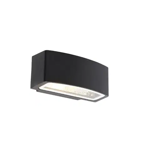 Moderná vonkajšia nástenná lampa čierna IP44 - Latina