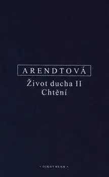 Život ducha II.: Chvění - Hannah Arendtová