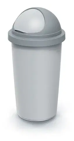 Odpadkový kôš COMPACTO ROLL 30 L popolavo sivý/svetlosivý