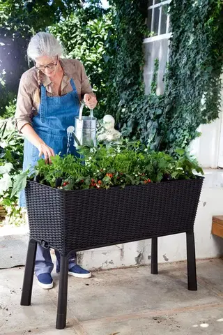 KETER Kvetináč SIMPLE GROW | hnedá