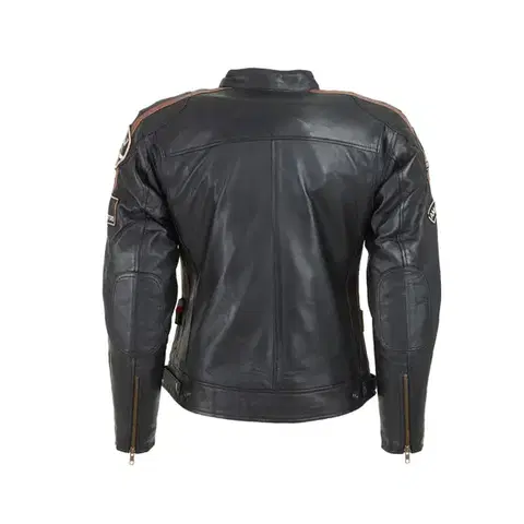 Dámska kožená moto bunda W-TEC Sheawen Lady Black Farba čierna, Veľkosť 3XL