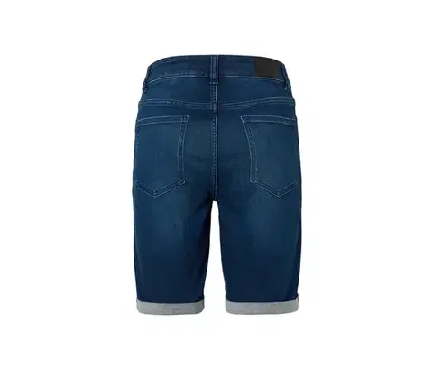 Džínsové bermudy – strih »Lea«, tmavomodrý denim