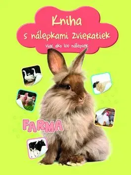 Kniha s nálepkami zvieratiek Farma