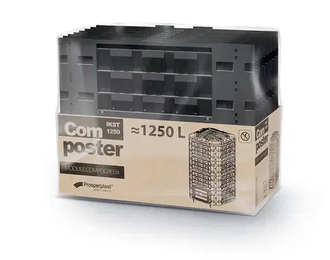 Kompostér COMPOREEN VAR 1250 L čierny