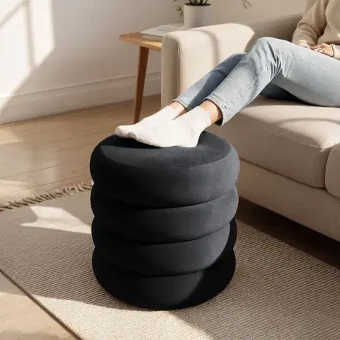 Taburet Snuggo II čierny