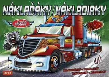 Nákladiaky Turbo Motory - maľovanky + samolepky