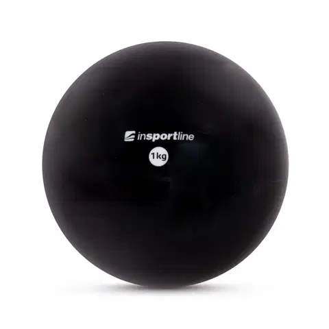 Joga lopta inSPORTline Yoga Ball 1 kg Farba čierna