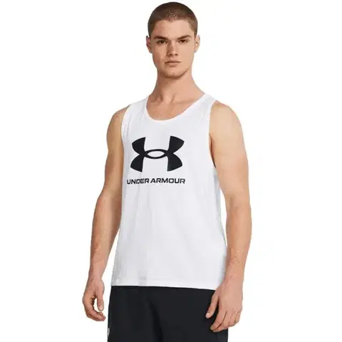 Under Armour Tielko SPORTSTYLE LOGO TANK White  L