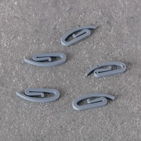 Dekoria Prémiový háčik na slimáky sivý, 0,3 x 1 x 2,7 cm