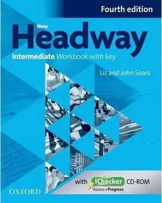 New Headway Intermediate 4th Edition - Workbook with key + CD - Soars John, Liz Soarsová