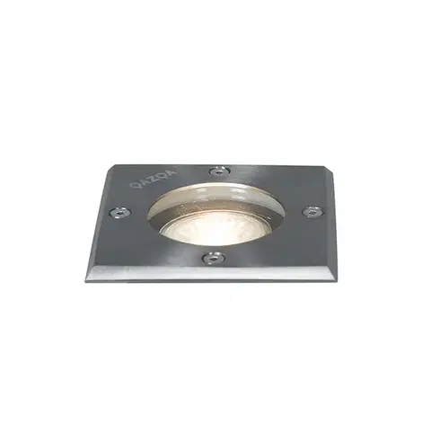 Zapojený bodový svietidlo oceľ 10,5 cm IP65 - Basic Square