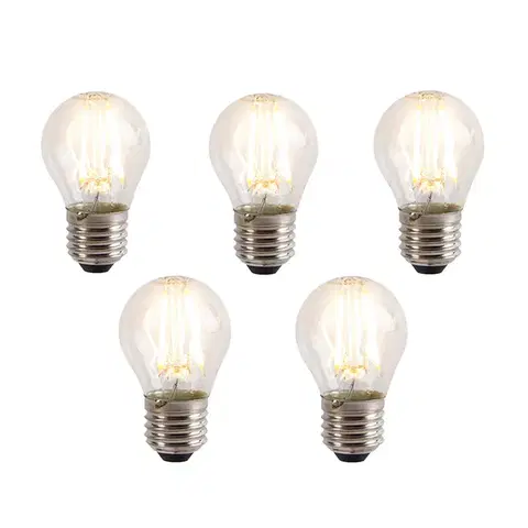 Sada 5 LED žiaroviek E27 s 3-stupňovým stmievaním P45 5W 700 lm 2700K