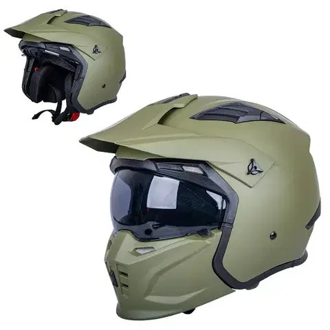 W-TEC Badalone Army béžová matná - M (57-58)