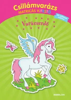 Csillámvarázs matricás kifestő - Varázserdő