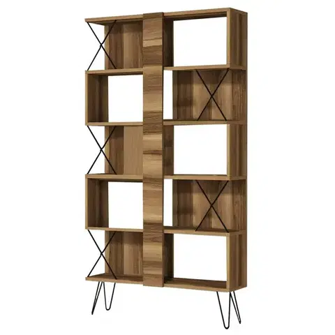 Knižnica Extra Walnut