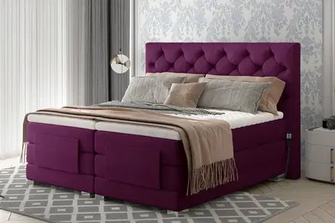 CEDRIK 15 polohovacia posteľ 160x200, Mat Velvet 68