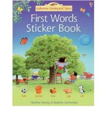 First Words Sticker Book - Heather Amery