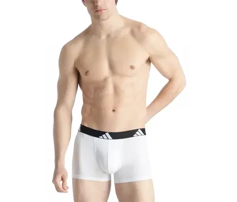 Boxerky adidas Active Flex, 3 ks, biele, sivé, čierne