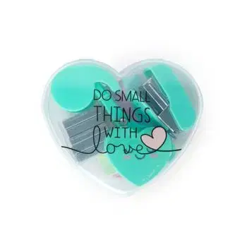 Legami Mini papierenská sada Heart EXTRAORDINARY STATIONERY