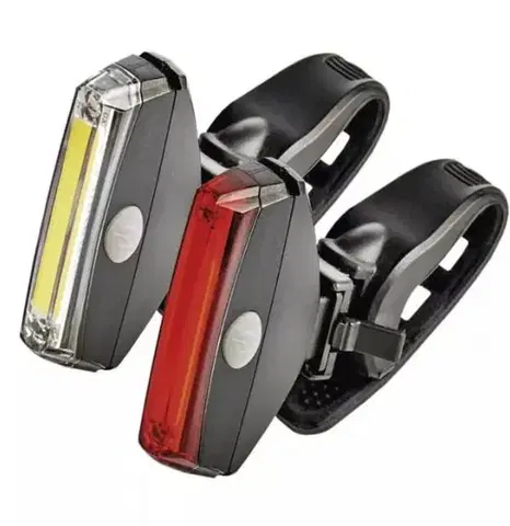 EMOS Svietidlo LED na bicykel COB, SET predné + zadné