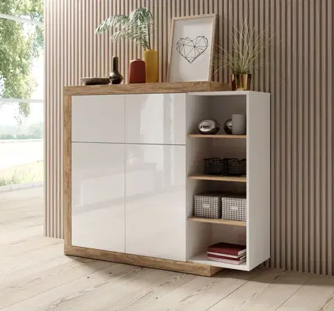 Komoda SINATRA 45 samdal/biela