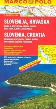 Slowenien, Kroatien 1:800 000 mapa MD