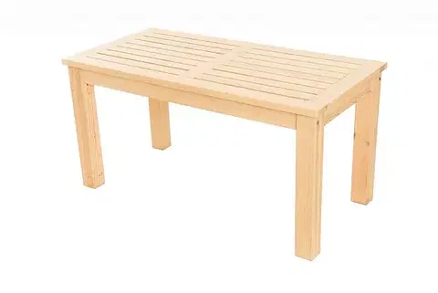 DEOKORK Masívny záhradný stôl z borovice LONDON (32 mm) - rôzne dĺžky 150 cm