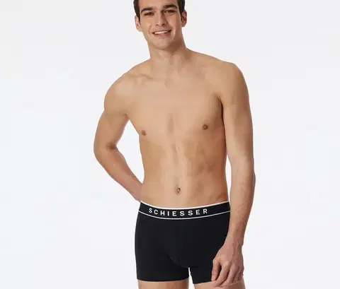 Boxerky SCHIESSER, 3 ks, čierne