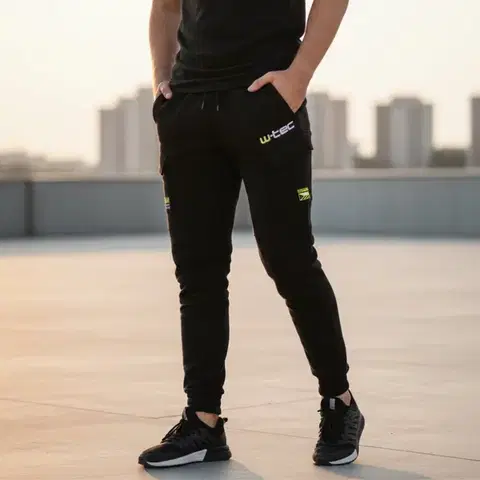 W-TEC tepláky Signature W-TEC čierna - S