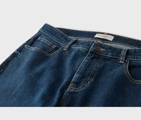 Džínsy, modrý denim
