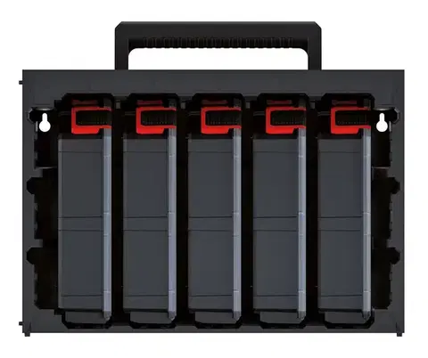 Sada organizérů 5 ks TAMON 41,5 x 29 x 29 cm černo-červená