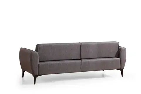 Trojmiestna rozkladacia pohovka Belissimo 220 cm tmavosivá