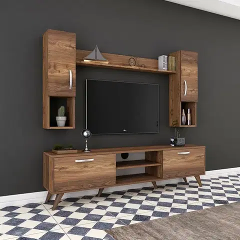 Televízna stena Mio Walnut