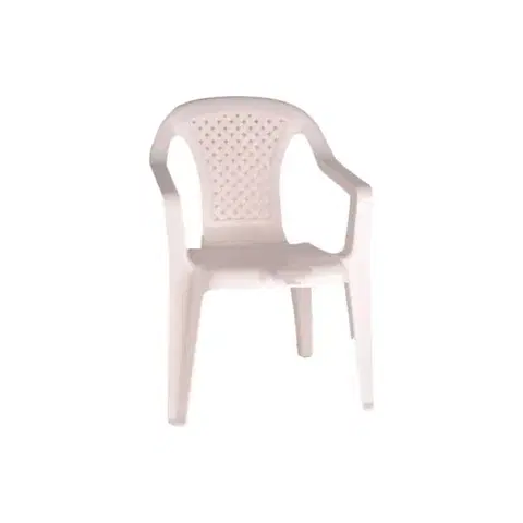 Kinekus Stolička plastová BABY, biela, 52x38x38cm