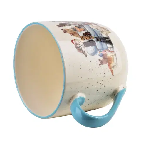 Porcelánový hrnek JULES 410 ml světle modrý 