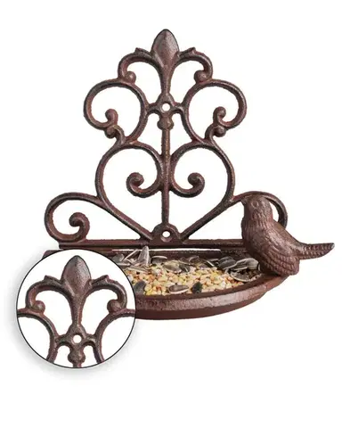 Nástenné vtáčie pítko BIRW II 18,4 cm hnedé