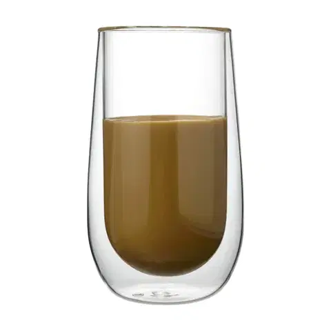 Súprava 2 ks sklenených hrnčekov PETER EASY 400 ml číra