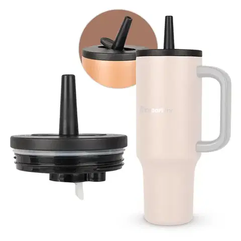 Náhradné viečko pre termohrnček inSPORTline Cocoanna 1200ml Farba kávová