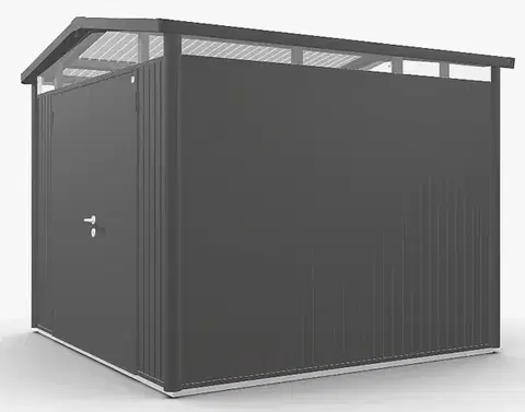 Biohort Záhradný domček BIOHORT Panorama P4 duo 273 × 278 cm (tmavo šedá metalíza)