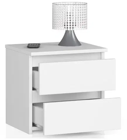 Nočný stolík CL2 40 cm biely